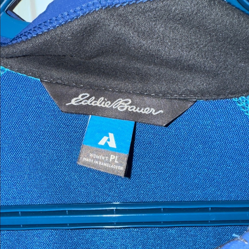 Women’s Eddie Bauer Navy Jacket with Aqua Details - Picture 2 of 3